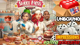 Sweet Mess Pastry Competition - Unboxing & Impressions (EN) by Epitrapaizoume