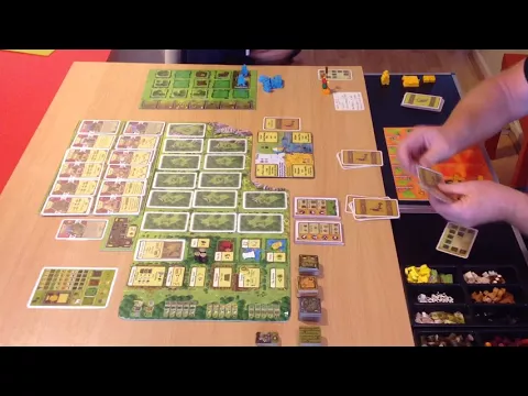 Agricola ~ set up ~ play and review ~ what's in the box? with biffta