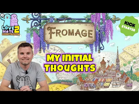 Initial thoughts on Fromage from @r2igames Coming to #kickstarter #boardgames