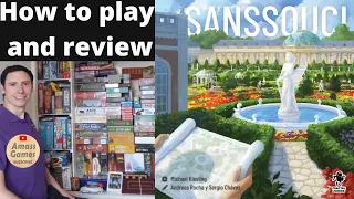 Sanssouci how to setup play and review #azul #abstract #spiel #strategy #amassgames #4k #boardgame