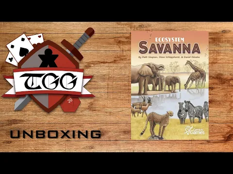 Ecosystem: Savanna Board Game Unboxing