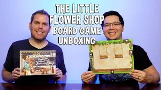 Unboxing The Little Flower Shop - Flower-Themed Board Game