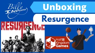 Resurgence Board Game Unboxing (the Kickstarter version from Stan Kordonskiy & Half-a-Kingdom Games)
