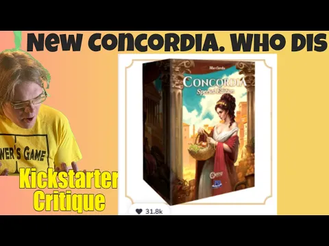 Concordia Special Edition (A) Open your wallet for plastic- Kickstarter Critique Review