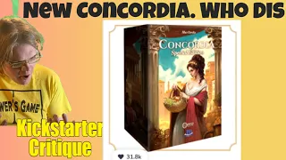 Concordia Special Edition (A) Open your wallet for plastic- Kickstarter Critique Review