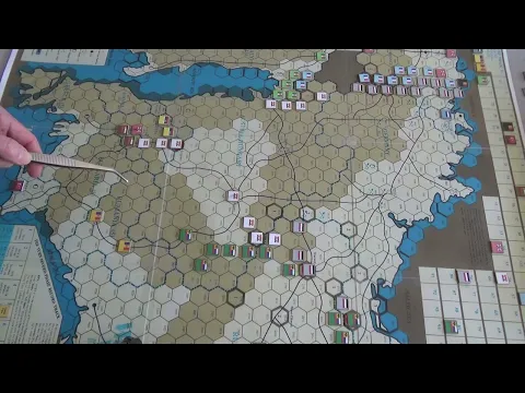 Start Of Turn #5 — Summer, 1916, For SPI's World War I: 1914-1918.