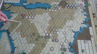 Start Of Turn #5 — Summer, 1916, For SPI's World War I: 1914-1918.