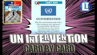 Twilight Struggle STRATEGY Guide / HOW to play the UN Intervention card