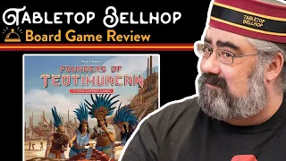 Founders of Teotihuacan Review, a new, stand alone, shorter, tile laying game set in Teotihuacan