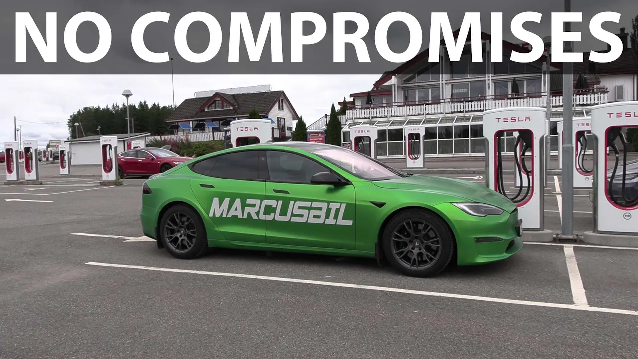 Tesla Model S Plaid range test in summer