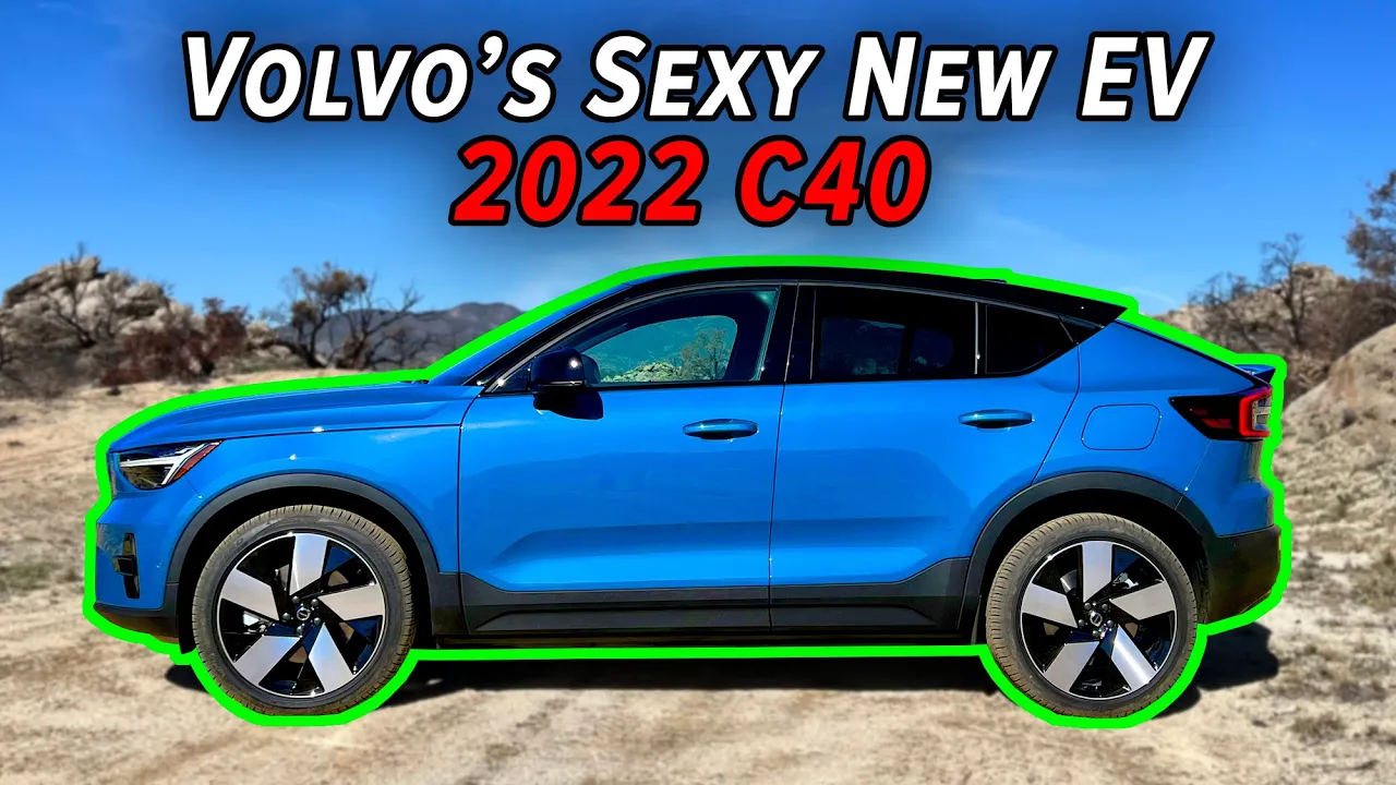 Volvo's Newest EV Is Also Their First "Coupe" Crossover | 2022 Volvo C40 Recharge
