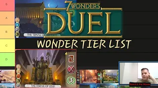 2023 Wonders Tier List 7 Wonders Duel | Base Game