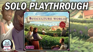 Viticulture World - Solo Playthrough