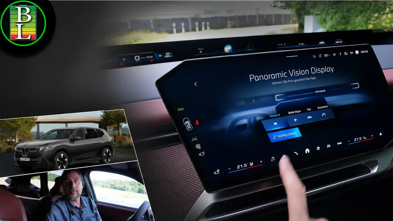 BMW iX3 (Neue Klasse) – App & Panoramic Vision Display Explained