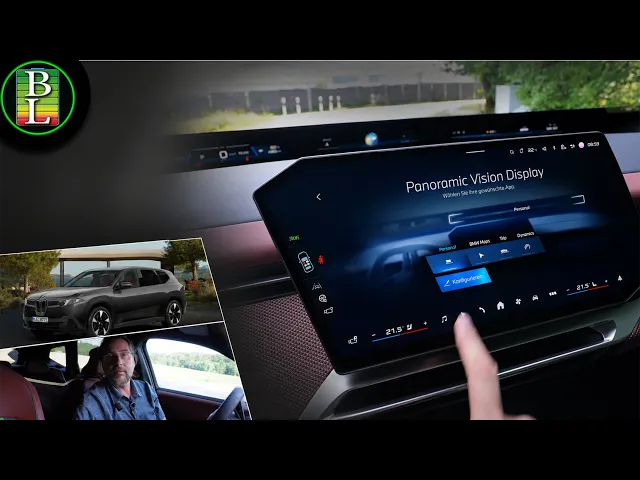 BMW iX3 (Neue Klasse) – App & Panoramic Vision Display Explained
