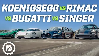 Hypercar Bosses Drive Rival Cars! | 4K