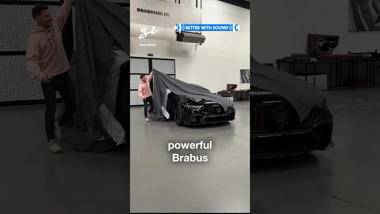 We got to take an exclusive look at the most powerful Brabus ever!🔥 @brabus 🥰 #brabus