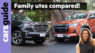 Isuzu D-Max vs Mazda BT-50 dual cab ute comparison: Which is the best 4x4 pickup for your family?