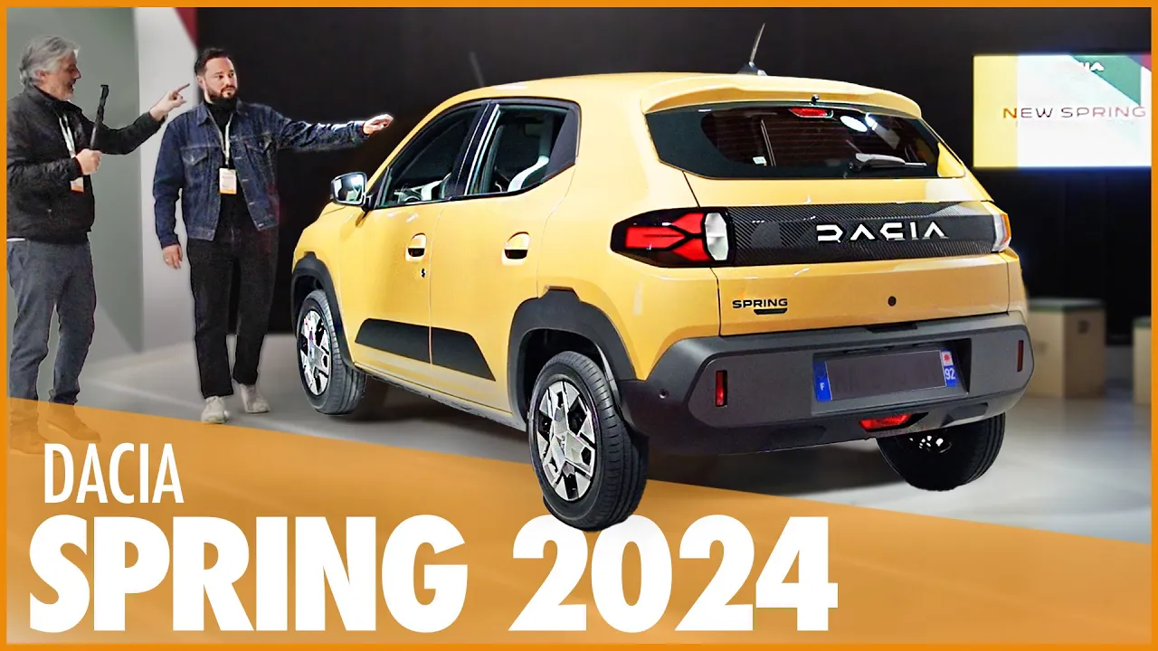 DACIA SPRING 2024 😏 Toujours l'électrique la moins chère 👍 Et maintenant sexy ?!