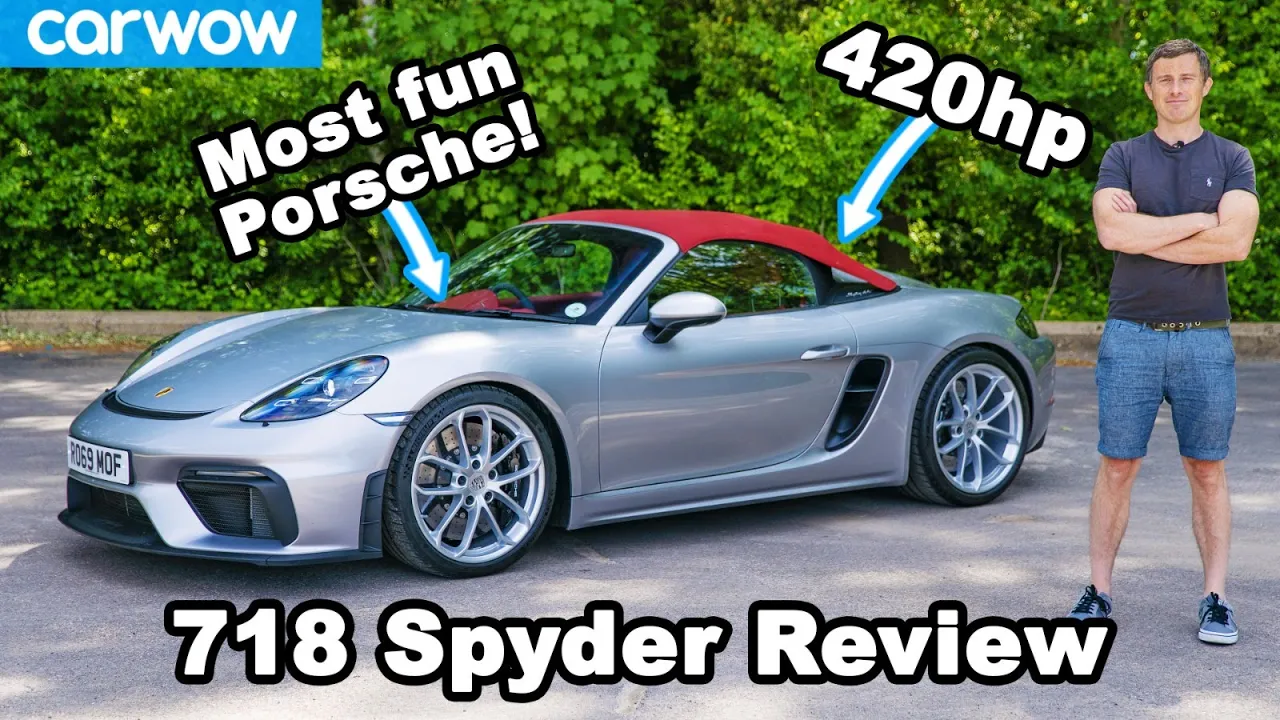Porsche Boxster Spyder review - see why it’s the most fun Porsche EVER!