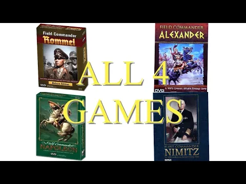 ALL THE FIELD COMMANDER BOARD GAMES