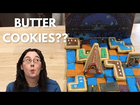 How to make French salted butter cookies from Paris Eiffel!! | Board Game Bakes