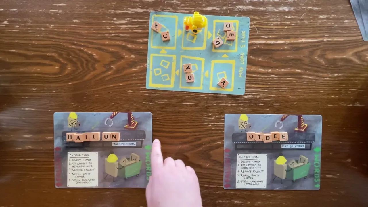 Word Factory - word spelling game 2-4 players, how to play