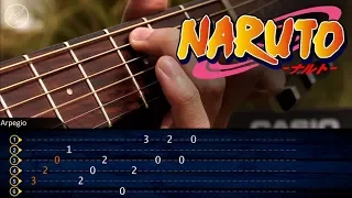 El Arpegio mas triste en Guitarra | Naruto Sadness and Sorrow TABS | Christianvib Tutorial