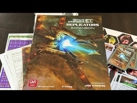 Space Empires: Replicators (GMT) - Unbox & Long Awaited First Look & How to Store it All