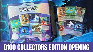 Disney Lorcana D100 Collector's Edition Box Opening Unboxing TCG - Rise of the Floodborn