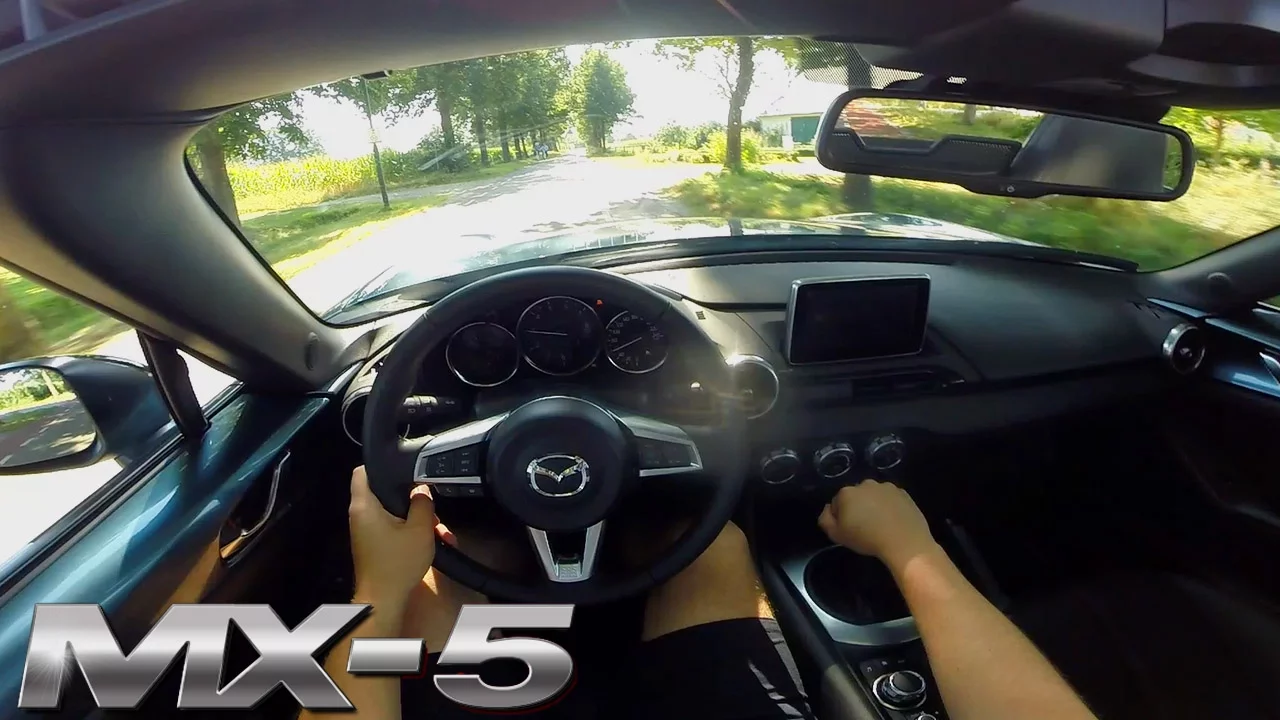 Mazda MX 5 2017 Test Drive POV Acceleration Sound