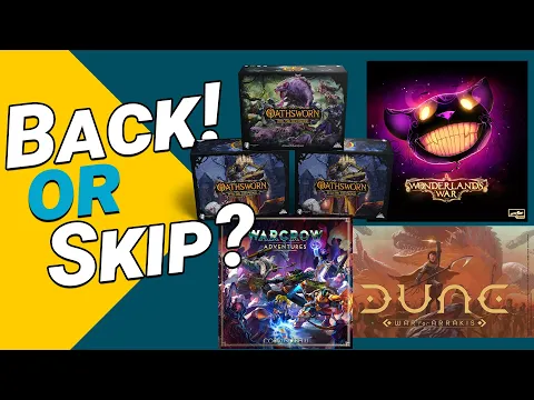 Kickstarter Roundup - Back or Skip? // Late pledge information added