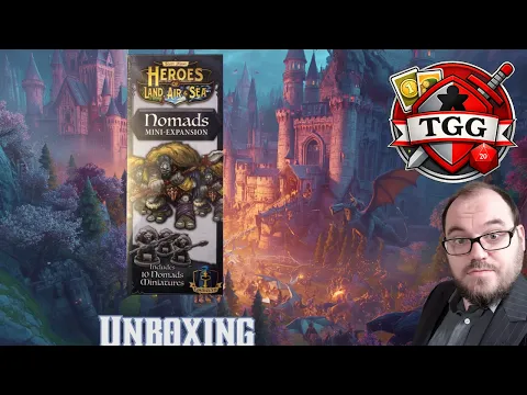 Heroes of Land, Air & Sea: Nomads Mini-Expansion Unboxing | Wandering Mercenaries & New Gameplay