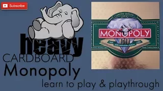 Monopoly 4p Play-through, Teaching, & Roundtable discussion by Heavy Cardboard
