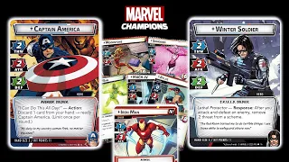 Fighting EVERY Thunderbolt | Cap & Bucky vs Iron Man (Expert) Marvel Champions 2 Handed Playthrough