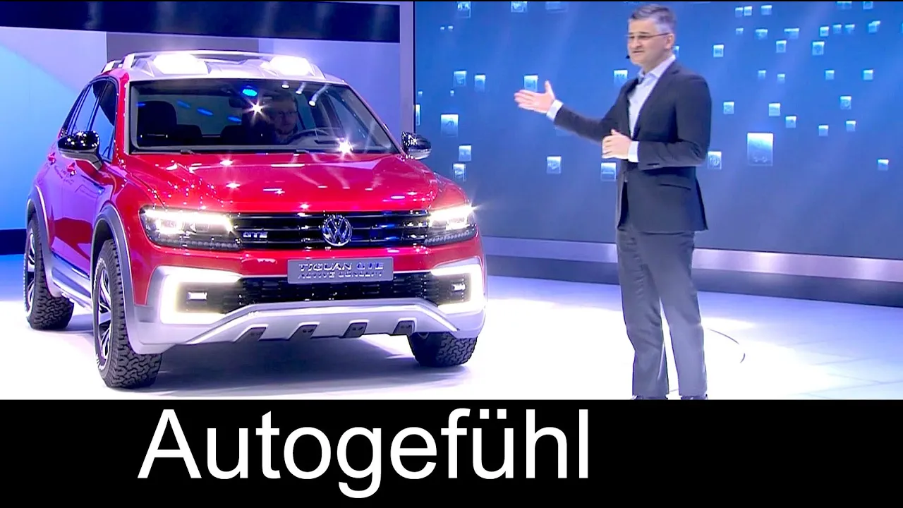 Volkswagen Tiguan GTE Active Concept reveal presentation based on all-new neuer Tiguan - Autogefühl