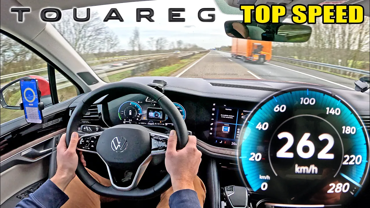 2025 VW Touareg 3.0 V6 Hybrid | 262KM/H TOP SPEED on AUTOBAHN
