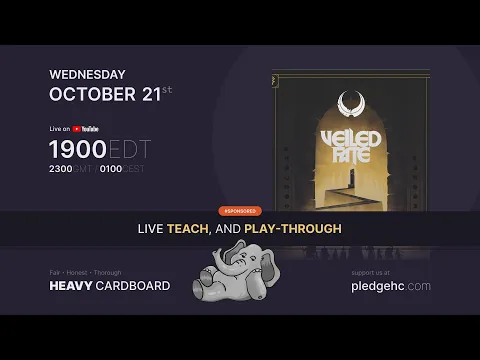 Veiled Fate - 4p Teaching & Play-through by Heavy Cardboard