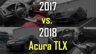 2017 Acura TLX vs. 2018 Acura TLX: What's New?