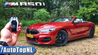 BMW 8 Series Convertible M850i REVIEW POV Test Drive on AUTOBAHN & ROAD by AutoTopNL