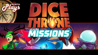 Dice Throne Missions Board Game Gameplay | Ock Knocks Knox - 4 Player