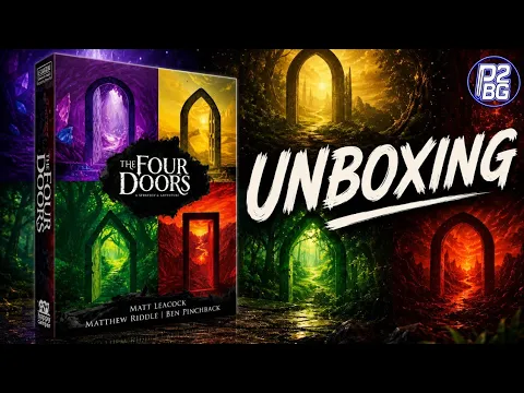 The Four Doors Board Game | Unboxing