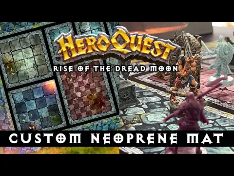 HeroQuest Rise of the Dread Moon 3x3ft Custom Board