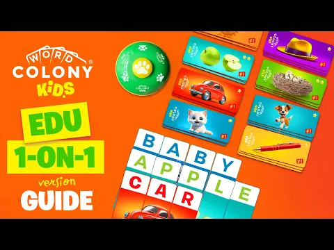 Word Colony Kids: Edu 1-on-1 Guide, Board Game for Kids 5+ #kidsgames #gameplay