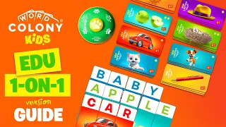 Word Colony Kids: Edu 1-on-1 Guide, Board Game for Kids 5+ #kidsgames #gameplay