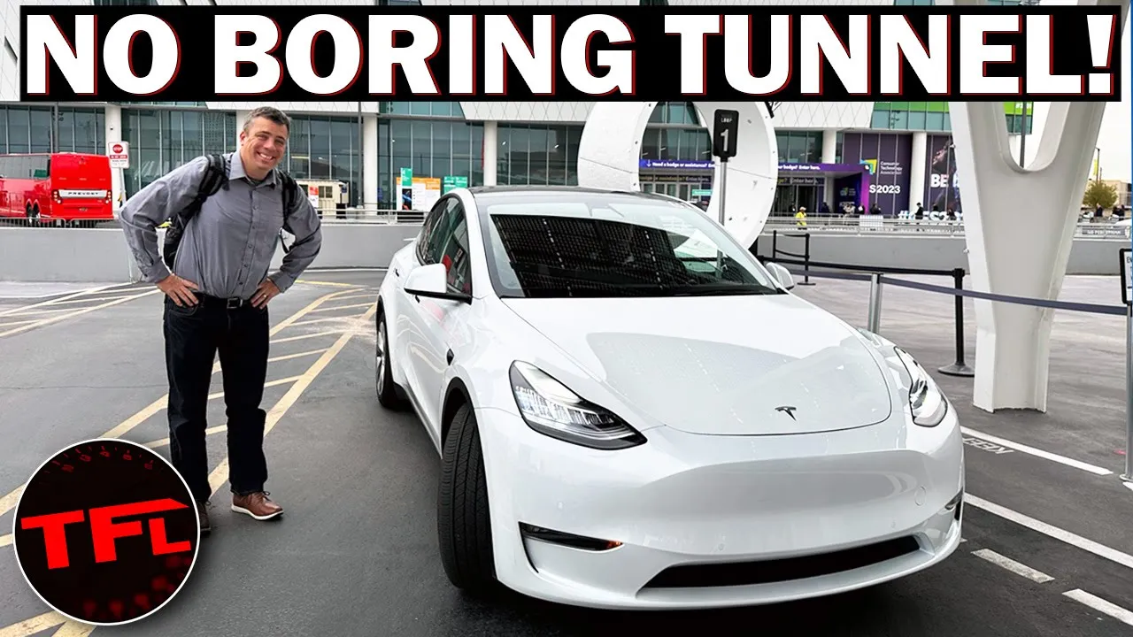 Here's What It's Like to COMPLETELY Avoid Traffic in Tesla's Las Vegas Tunnel!