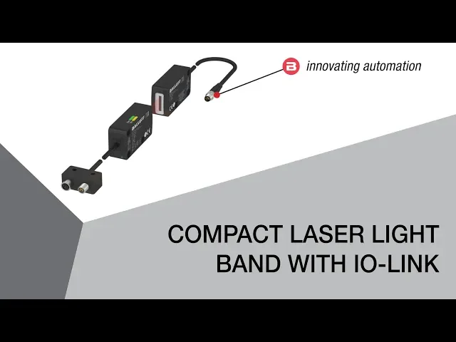 Compact Laser Light Band with IO-Link