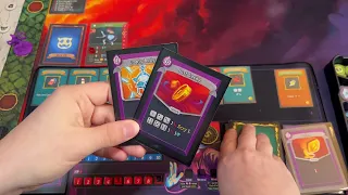 Slay the Spire: The Board Game - Ascension 4 Watcher Solo Playthrough (Act 2)