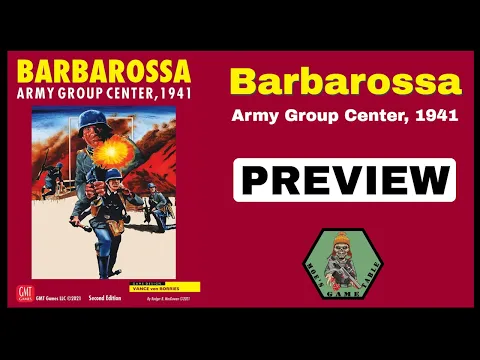 Barbarossa: Army Group Center - 1941 from GMT Games Preview