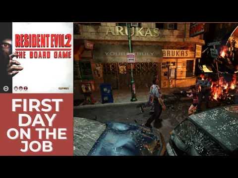 Resident Evil 2 Boardgame Solo Play | Ep1 | Can Leon Survive the Outbreak?